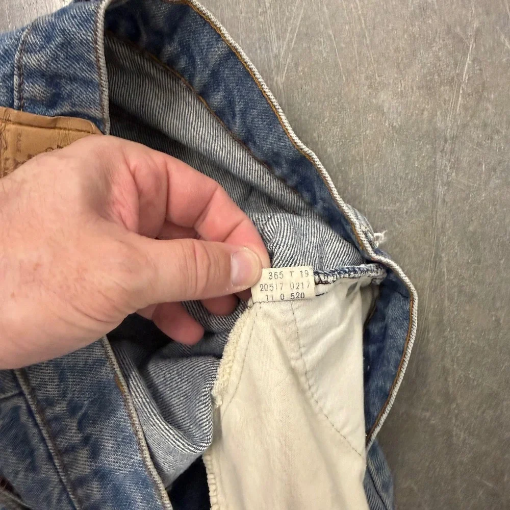 Vintage 70s Levis 517 Orange Tab Jeans 29x32 Talon 42 Zipper Made in USA Light